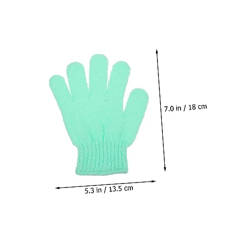 HAMPPLIES 12 Stück Teiliges Peeling Handschuh Doppelseitig Robustes Peeling Waschhandschuh für Dusche und Bad Geeignet für Damen und Herren Sanfte Hautreinigung und Massage von HAMPPLIES