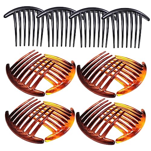 HAMPPLIES 12 Stück Zahn Haarkamm für Damen Teiliges aus Hochwertigen Haaraccessoires für Frisuren für Partys Hochzeiten und Täglichen Gebrauch von HAMPPLIES
