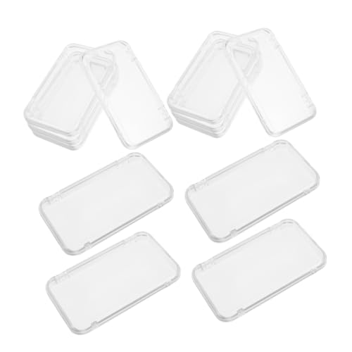 HAMPPLIES 12stücke Aufbewahrungsbehälter Für Nagelzubehör Transparente Rechteckige Box Organizer Kunststoffbehälter Platzsparendes Design Tragbarer Komfort Mehrzweck-organizer Für von HAMPPLIES