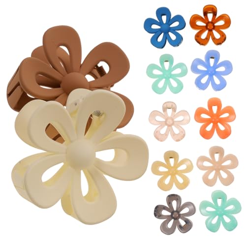 HAMPPLIES 12stücke Blumen Haarklammern Blumen Haarspangen Haarklammern Für Hinten Haarhalter Für Frauen Und Mädchen von HAMPPLIES