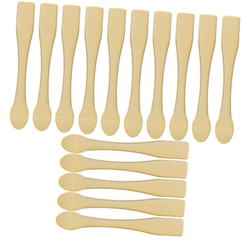 HAMPPLIES 15 Stück Teiliges Kosmetikspatel Kleine Löffel für Gesichtscreme Masken und Lotionen Langlebig und Praktisch für Hautpflege und Make Up Anwendung von HAMPPLIES