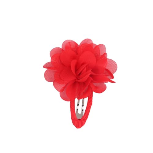 HAMPPLIES 15 Stück Teiliges Mädchen Haarspangen Bunte Chiffon Blumen Haarklammern Snap Clips für Junge Mädchen und Vielseitig für Verschiedene Frisuren Modisch und Sicher Haltbar von HAMPPLIES