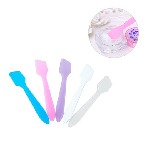 HAMPPLIES 150 Stück Teiliges Kosmetikspatel Farbige Makeup Löffel Praktische DIY Gesichtsmaske Spatel Cremespatel Rührstäbchen für Damen Handlich Wiederverwendbar von HAMPPLIES