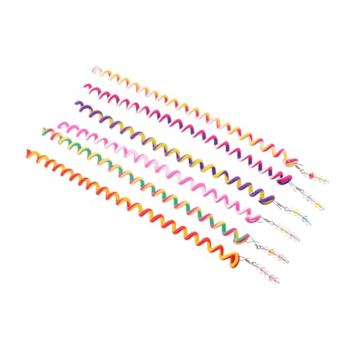 HAMPPLIES 18 Stück Teiliges Haarstyling Mädchen Haarspangen Spiral Haarklammern Haarflechtwerkzeug Bunte Haarschmuck für Zöpfe Ponytails und Locken Geeignet für Haartypen von HAMPPLIES