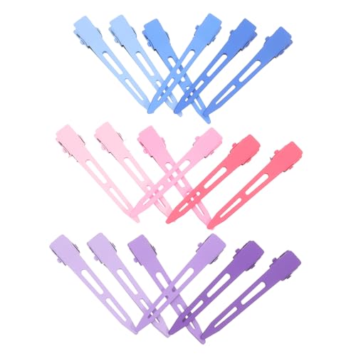 HAMPPLIES 18 Stück Teiliges No Crease Haarclips Metall Haarspangen mit Farbverlauf für Frauen Haarschmuck Styling Haarklammern für Dünnes Haar Fester Sitz Langlebig von HAMPPLIES