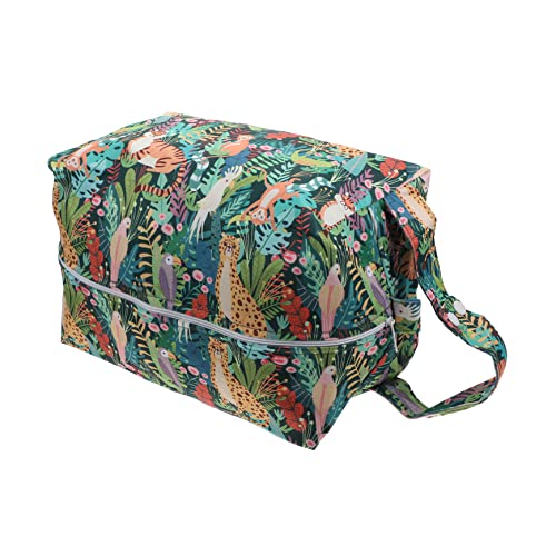 HAMPPLIES 1stück wasserdichte Wickeltasche Wiederverwendbare Aufbewahrungstasche Für Babywindeln Multifunktionale Organizer-Tasche Für Reisen Und Alltag von HAMPPLIES