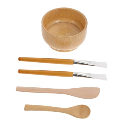 HAMPPLIES 1satz Diy Mischschale Set Teiliges Kit Mit Bambusschalen Und Werkzeugen Für Gesichtsmaske Wiederverwendbar Und Einfach Zu Reinigen von HAMPPLIES