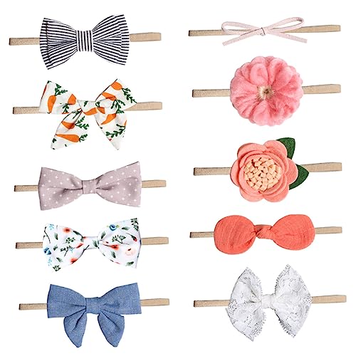 HAMPPLIES 1satz Teiliges Bunte Haarschleifen-haarbänder Für Mädchen Elastische Haaraccessoires Für Mädchen Kopfbedeckung Für Und Besondere Anlässe von HAMPPLIES