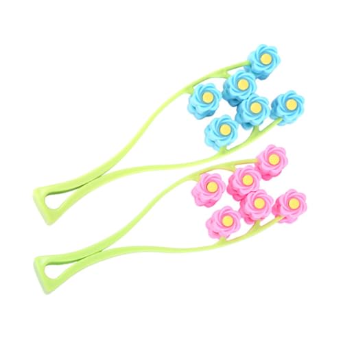 HAMPPLIES 2 Stück Aging Face Massage Roller Gesichtsroller zur Hautstraffung und Kompakt und Leicht für Damen Verbesserte Durchblutung und Faltenglättung Langlebig und Wiederverwendbar von HAMPPLIES