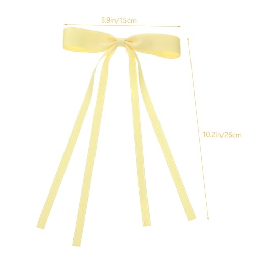 HAMPPLIES 2 Stück Große Haarschleifen Clips Damen mit Schleifen Design Langlebige Metallklemme Vielseitige Haarschmuck für Hochzeit Party Abschlussfeier für Frauen und Mädchen von HAMPPLIES