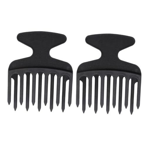 HAMPPLIES 2 Stück Haarkämme für Männer Grobzinkige Kämme für Haarstyling und Texturierung Leicht Langlebig für Friseursalons Sowie Persönlichen Gebrauch von HAMPPLIES