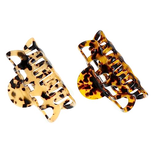 HAMPPLIES 2 Stück Haarklammern Haarklammer Clips für Damen Modischer Haarschmuck zum Fixieren Beim Waschen Schminken oder Kochen Schildpatt Design HAMPPLIES 2 Stück Haarklammern Haarklammer Clips für Damen Modischer Haarschmuck zum Fixieren Beim Waschen Schminken oder Kochen Schildpatt Design von HAMPPLIES
