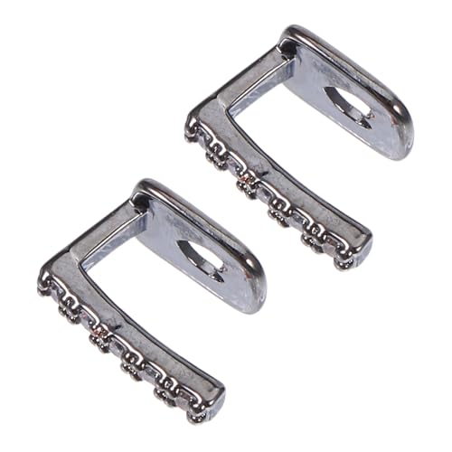 HAMPPLIES 2 Stück Hip Hop Zahnschmuck mit Glänzenden Rhinestones für Halloween Partys und Fotos Komfortabel und Auffällig für Männer und von HAMPPLIES