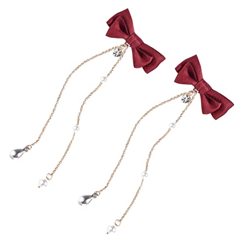 HAMPPLIES 2 Stück Mädchen Haarschleifen Haarklammern mit Kreativen Schleifendetails Modischer Haarschmuck für Damen und Mädchen für Alltag und Besondere Anlässe von HAMPPLIES