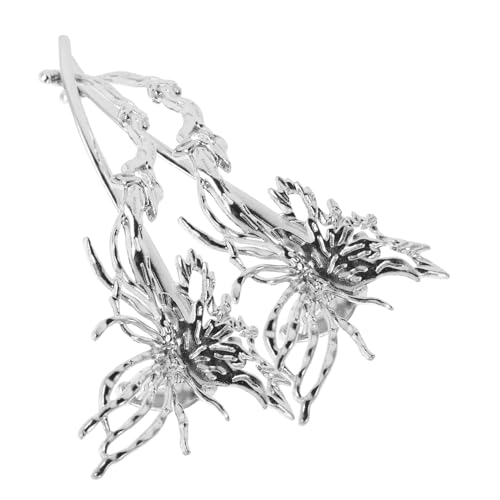HAMPPLIES 2 Stück Metal Hair Stick mit Flüssigem Biochemischem Schmetterlingsdesign Vintage Haarnadel für Frauen Großer Retro Haarschmuck Geeignet für Alltag und Besondere Anlässe von HAMPPLIES