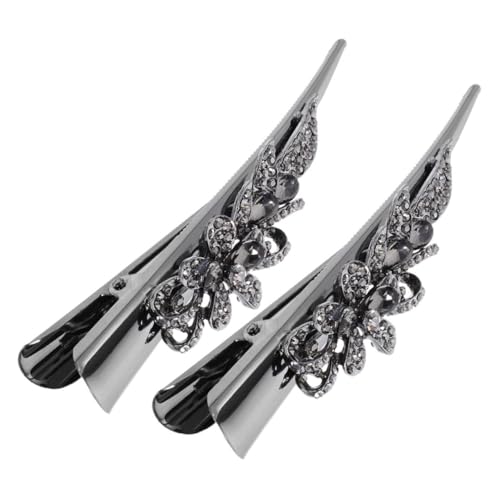 HAMPPLIES 2 Stück Metall Haarklammern mit Strass Großer Vintage Alligator Clip für Damen Starker Funkelnder Haarschmuck für Hochzeit und Alltag Modische Haarklammer für Dickes Haar HAMPPLIES 2 Stück Metall Haarklammern mit Strass Großer Vintage Alligator Clip für Damen Starker Funkelnder Haarschmuck für Hochzeit und Alltag Modische Haarklammer für Dickes Haar von HAMPPLIES