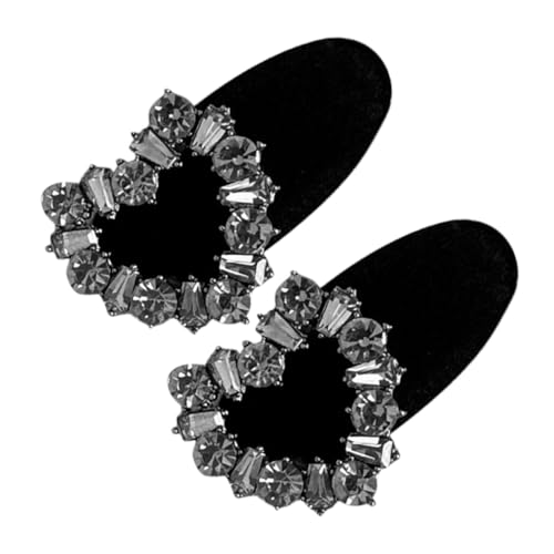 HAMPPLIES 2 Stück Mini Haarklammern Herzform Leichte Kleine Haarspangen Süße Haarschmuck-accessoires für Frauen Mädchen Geeignet für Hochzeiten Geburtstage und Besondere Anlässe von HAMPPLIES