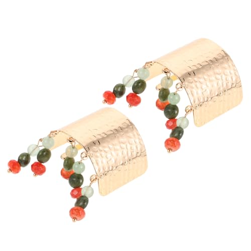 HAMPPLIES 2 Stück Pferdeschwanz-manschettenschnalle: Asiatische Pferdeschwanz-haarspange Mit Vintage-glasperlen-quaste – Einzigartige Boho-haar-accessoires Für Und Mädchen HAMPPLIES 2 Stück Pferdeschwanz-manschettenschnalle: Asiatische Pferdeschwanz-haarspange Mit Vintage-glasperlen-quaste – Einzigartige Boho-haar-accessoires Für Und Mädchen von HAMPPLIES