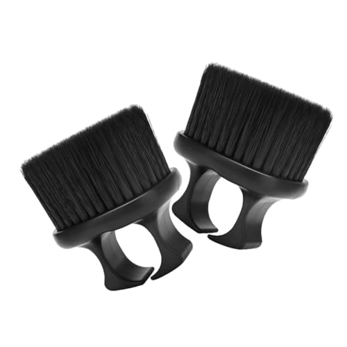 HAMPPLIES 2 Stück Praktische Bartpflege Knöchel Bürste mit Weichen Borsten für Schonende Bartreinigung und Styling Kompakt Leicht für Männer und Reisen von HAMPPLIES