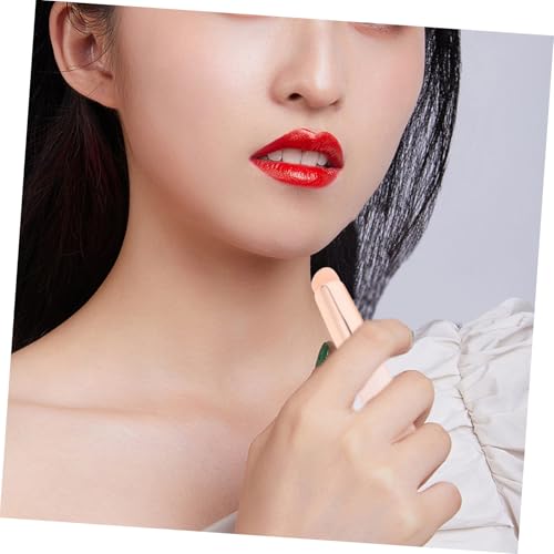 HAMPPLIES 2 Stück Silikon Lippenpinsel Set mit Staubdichter Schutzkappe Weicher Applikator für Lippen Make up Lipgloss und Gesichtsmaske Wiederverwendbar Transparenter Griff Vielseitiges von HAMPPLIES