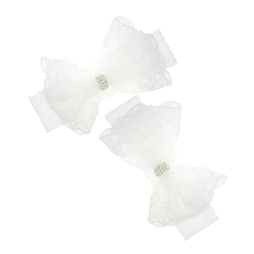HAMPPLIES 2 Stück Stirnbänder mit Schleife für Neugeborene Elastisch Kopfbedeckung für Mädchen Haarschmuck Accessoires von HAMPPLIES