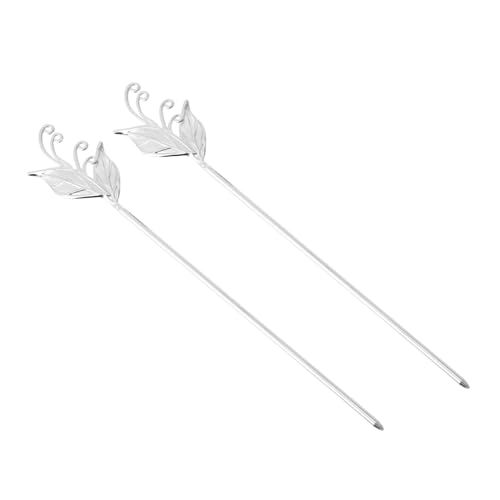 HAMPPLIES 2 Stück Teiliges Chinesische Haarnadeln aus Haarnadeln im Retro Stil Leichte und Langlebige Haarstäbchen für Dutt und Pferdeschwanz Klassischer Haarschmuck für Damen von HAMPPLIES