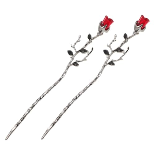 HAMPPLIES 2 Stück Teiliges Chinesischer Haarschmuck Rosen haarstäbchen für Damen Dekorative Haarnadeln mit Traditionellem Design für Hochsteckfrisuren bei Hochzeit und Festlichen Anlässen HAMPPLIES 2 Stück Teiliges Chinesischer Haarschmuck Rosen haarstäbchen für Damen Dekorative Haarnadeln mit Traditionellem Design für Hochsteckfrisuren bei Hochzeit und Festlichen Anlässen von HAMPPLIES