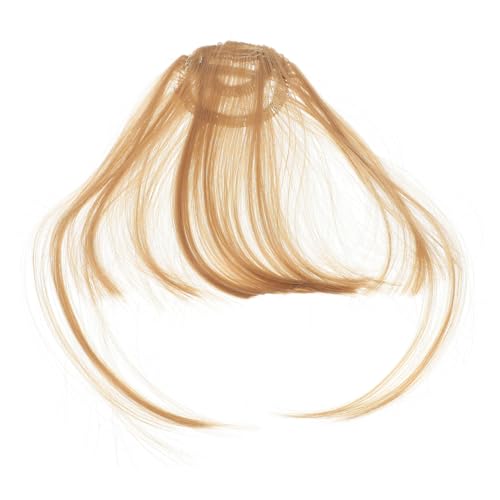 HAMPPLIES 2 Stück Teiliges Fake Bangs Clip Haarverlängerung Unsichtbare Fransen Haarteile für Damen Anpassbar und Weich für Kostümpartys und Alltag von HAMPPLIES