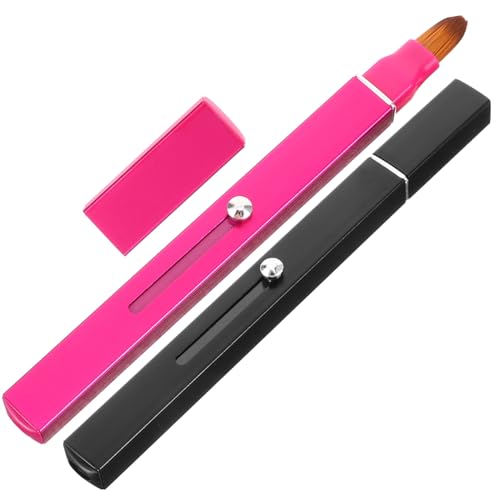 HAMPPLIES 2 Stück Einziehbarer Lippenpinsel Für Frauen Doppelseitiger Lippenapplikator Hautfreundlicher Make up Pinsel Praktischer Lippenstift Pinsel Mit Kappe Für Zuhause Und Reisen HAMPPLIES 2 Stück Einziehbarer Lippenpinsel Für Frauen Doppelseitiger Lippenapplikator Hautfreundlicher Make up Pinsel Praktischer Lippenstift Pinsel Mit Kappe Für Zuhause Und Reisen von HAMPPLIES
