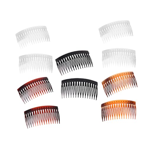 HAMPPLIES 20 Stück Teiliges Haarkämme für Damen Eingesteckte Haarklammern Schwarz Kaffee Weiß Gelb und Rot Haarschmuck für Hochzeiten Partys und Alltag Zufällige Farbe Zufällige Farbe von HAMPPLIES