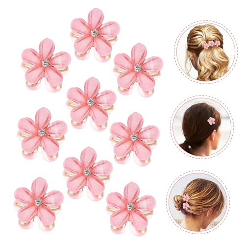 HAMPPLIES 20 Stück Teiliges Mini Haarklammern mit Blumenmuster Kleine Haarspangen aus Robustem Material Leichte und Schonende Haarklammern für Frauen Vielseitig Einsetzbar bei Verschiedenen von HAMPPLIES