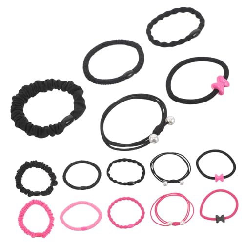 HAMPPLIES 20 Teiliges Haar Accessoire Set Bunte Haargummis Hochelastische Haarbänder Haar Accessoires Für Mädchen Bungee Haargummis Damen von HAMPPLIES