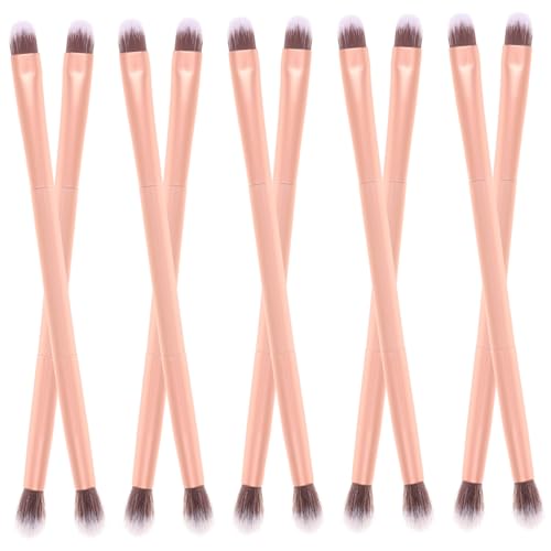 HAMPPLIES 24 Stück Teiliges Make Up Pinselset für Damen Doppelseitige Lidschatten und Nasenschattierungspinsel Leichte Tragbare Kosmetikpinsel mit Weichen Langlebigen Borsten für Präzises von HAMPPLIES