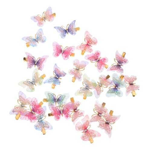 HAMPPLIES 24stücke Schmetterling Haarspange Für Mädchen Haarnadeln Schmetterling Haarklammer Haarspange Clip Süße Haarspangen Für Junge Mädchen Accessoires Für Junge Und Kleinkinder von HAMPPLIES