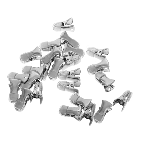 HAMPPLIES 25 Stück Teiliges Metall Hutklammern aus Alligator Clip für DIY Kleidung Accessoires Verstellbare Kappenhalter Leichter Tragbarer Clip für Outdoor Camping Segeln von HAMPPLIES