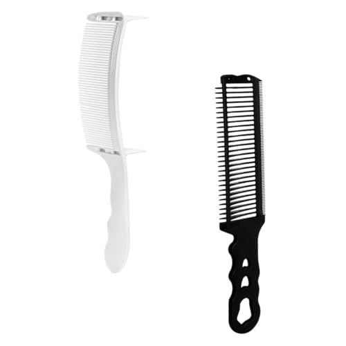 HAMPPLIES 2stücke Teiliges Friseurkamm Männer Förmige Haarschneidekämme Positionierungskämme Für Haarschnitte Vielseitig Einsetzbar Für Friseursalons Und Heimgebrauch von HAMPPLIES