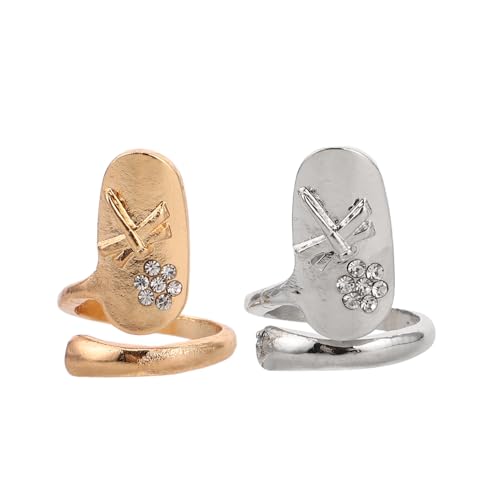 HAMPPLIES 2stücke Fingerspitzenringe Damen Nagelringe Schmuck Nail Art Strass Nägel Fingernagelschmuck Damen Modische Nageldekorationen HAMPPLIES 2stücke Fingerspitzenringe Damen Nagelringe Schmuck Nail Art Strass Nägel Fingernagelschmuck Damen Modische Nageldekorationen von HAMPPLIES