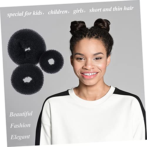 HAMPPLIES 3 Sätze Haar duttformer mit U förmigen Haarspangen und Elastischen Haargummis Vielseitiges DIY Haarstyling tool für Frauen und Mädchen Geeignet für Dickes Dünnes und Lockiges Haar von HAMPPLIES