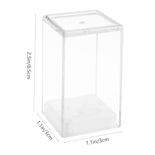 HAMPPLIES 3 Stück Nagelpolierkopf Aufbewahrungsbox Organizer Nagelbohrer Halter für Maniküre und Nagelstudio Praktisch und Tragbar für Nagelkunst und Nagelpflege von HAMPPLIES