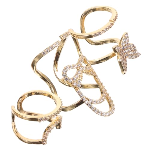 HAMPPLIES 3stücke Nagelringe Für Frauen Fingernagelspitzenringe Nail Art Schmuck Nagel Ringe Für Acrylnägel von HAMPPLIES