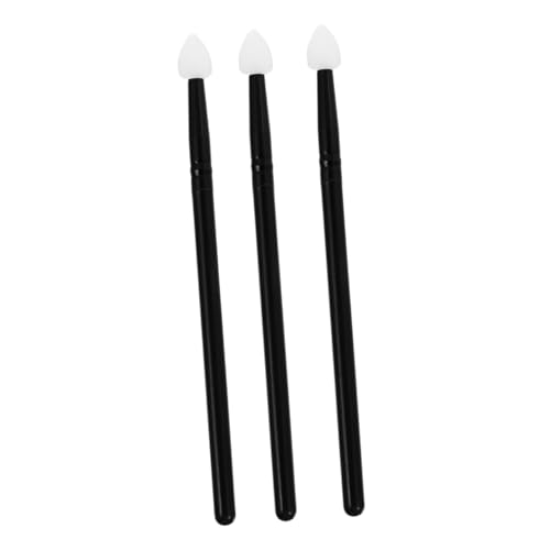 HAMPPLIES 3 Stück Teiliges Eyeshadow Brush Silikon Make Up Pinsel Weich Hautfreundlich für Präzises Auftragen von Lidschatten und Glitzer für Frauen und Tägliches Make Up HAMPPLIES 3 Stück Teiliges Eyeshadow Brush Silikon Make Up Pinsel Weich Hautfreundlich für Präzises Auftragen von Lidschatten und Glitzer für Frauen und Tägliches Make Up von HAMPPLIES