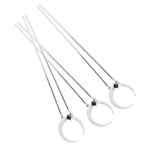 HAMPPLIES 3 Stück Teiliges Vintage Haarstäbe mit Mond Design Rutschfeste Haarnadeln für Damen Haaraccessoire für Hochzeiten Geburtstage und Festliche Anlässe Geeignet für Frauen und von HAMPPLIES