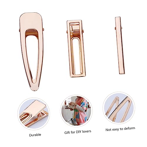 HAMPPLIES 30 Stück Teiliges Metall Haarnadeln Single Prong Haarspangen mit Glatter Oberfläche Rostfrei Elastisch für Damen und Professionelle Haarstyling DIY Haarschmuck Zubehör von HAMPPLIES