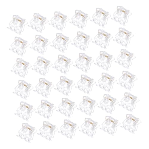 HAMPPLIES 36 Stück Teiliges Mini Haarklammern Herzform Kleine Haarkrallen aus Langlebigem Abs Sicherer Sitz Rutschfest für Mädchen und Erwachsene Vielseitiges DIY Haar Accessoire von HAMPPLIES