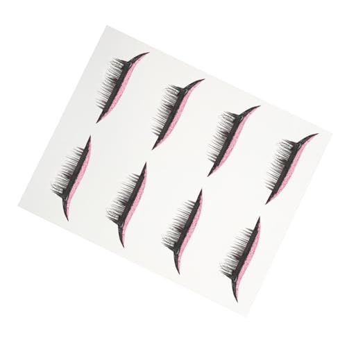 HAMPPLIES 4 Paare Wasserfeste Eyeliner Aufkleber für Frauen Selbstklebende Glitzernde Eye Line Decals Schnelle Anwendung für Partys Cosplay Karneval und Halloween Make Up von HAMPPLIES