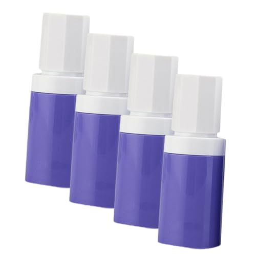 HAMPPLIES 4 Stck. Teiliges Airless Pumpflaschen Vakuumversiegelte Kosmetikflaschen für Frauen Nachfüllbare Reiseflaschen für Lotion Kompakt Leicht aus Robustem Kunststoff mit Dichtem Deckel von HAMPPLIES