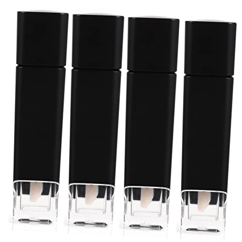 HAMPPLIES 4 Stück Lip Gloss Tubes Nachfüllbare Plastikbehälter für Lippenbalsam und Lippenstift Transparente Basis für DIY Lipgloss Sicher und Langlebig von HAMPPLIES