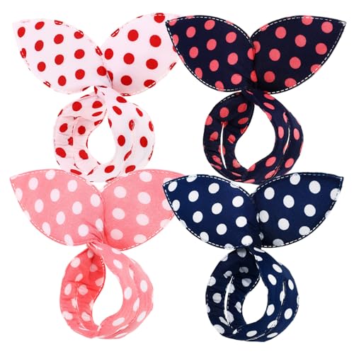 HAMPPLIES 4 Stück Teiliges Haarknotenformer aus Weichem Schwamm und Polyester Langlebiger Bequemer Lazy Bun Maker für Frauen Vielseitig Einsetzbar für Alltag Party und Hochzeit Modisches von HAMPPLIES