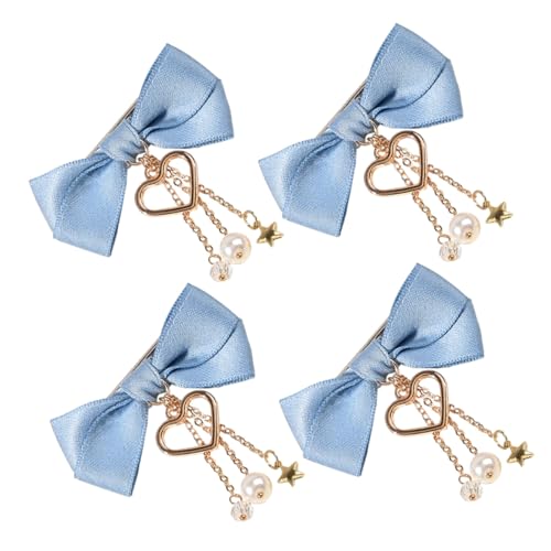 HAMPPLIES 4 Stück Teiliges Haarschleifen mit Quasten Modische Haarspangen für Frauen und Mädchen Eleganter Haarschmuck Vielseitig Einsetzbar für Geburtstag Weihnachten und von HAMPPLIES