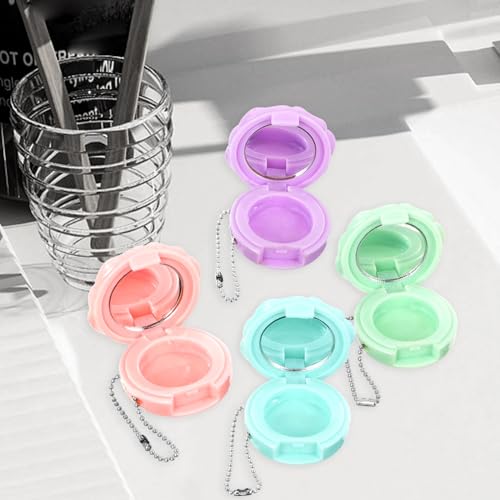 HAMPPLIES 4 Stück Teiliges Lidschatten etui Leere Nachfüllbare Kosmetikbehälter in Pastellfarben Kompakte Leichte Schminkdosen für Lippenstift Puder für Reisen und DIY Make up Zubehör HAMPPLIES 4 Stück Teiliges Lidschatten etui Leere Nachfüllbare Kosmetikbehälter in Pastellfarben Kompakte Leichte Schminkdosen für Lippenstift Puder für Reisen und DIY Make up Zubehör von HAMPPLIES